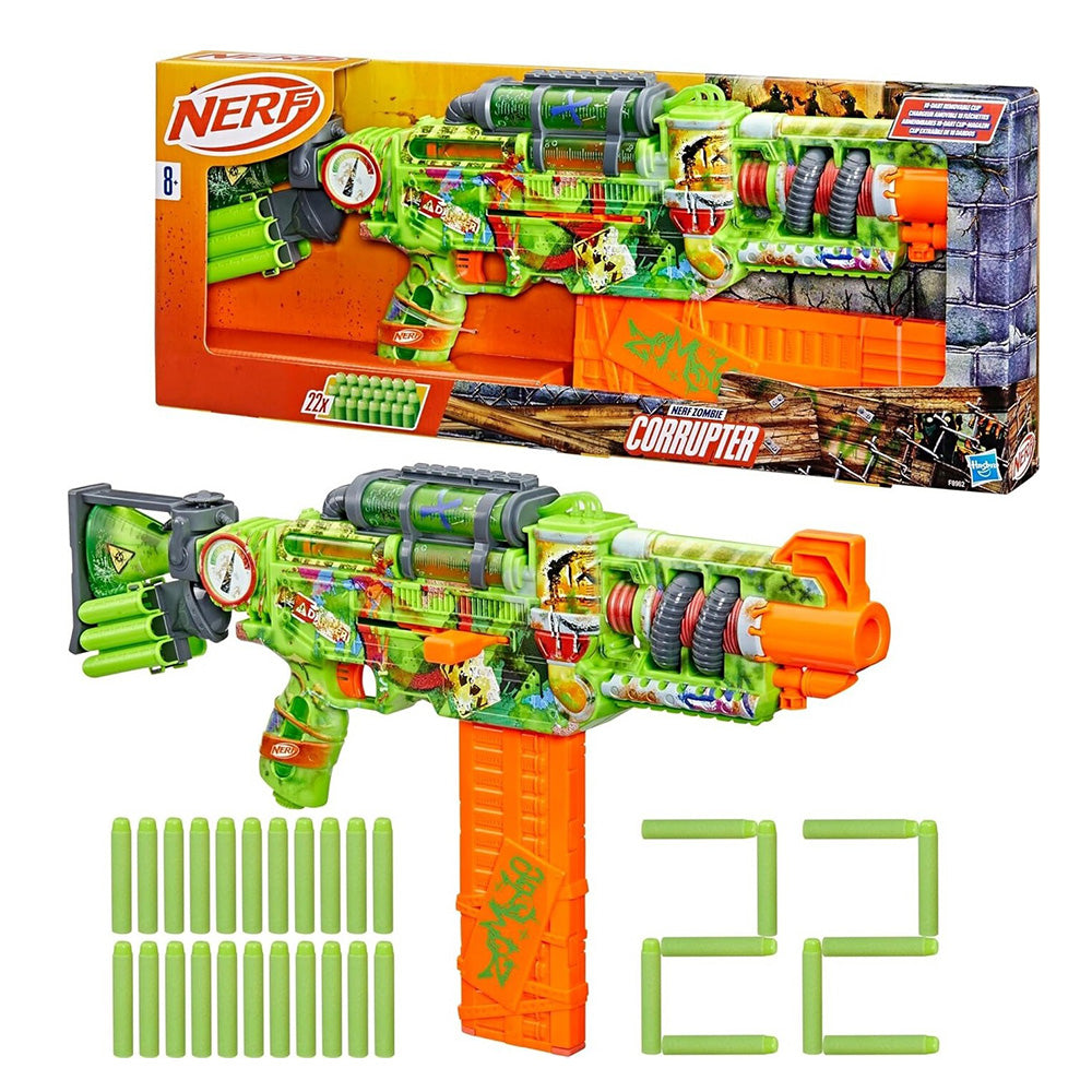 Hasbro Nerf Zombie Corrupter Dart Blaster 