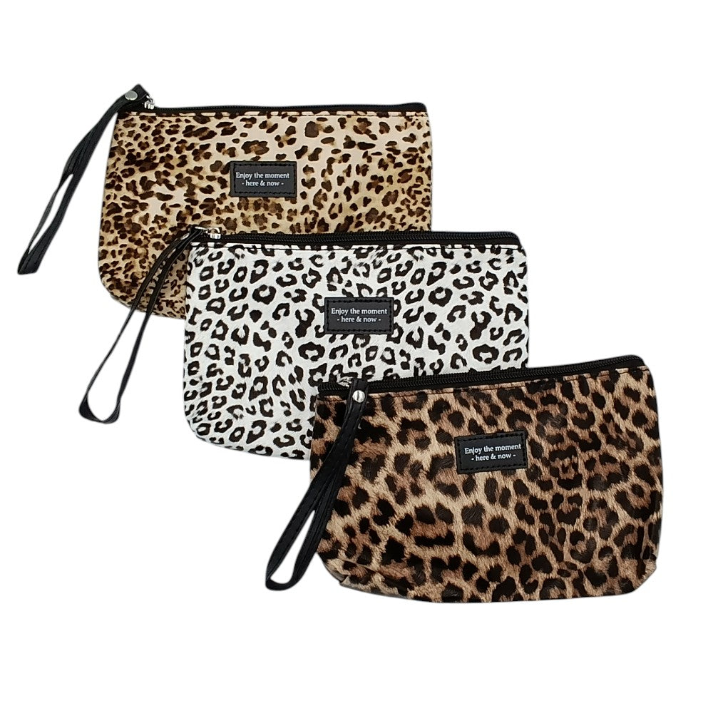 Νεσεσέρ Animal Pint Με Λουράκι Χειρός & Φερμουάρ 13X21X3 εκ 3 Σχέδια - 1 τμχ