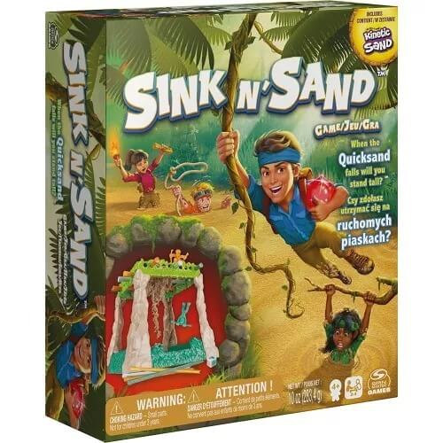 Spin Master Arcade Game Sink N Sand And Kinetic Sand