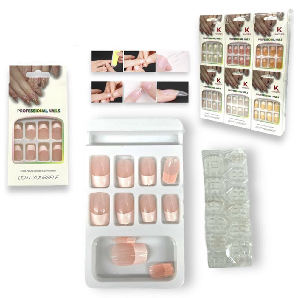 OEMΤεχνητά Νύχια Ενηλίκων Γαλλικό Μανικιούρ 6 Σχέδιαpapell.gr