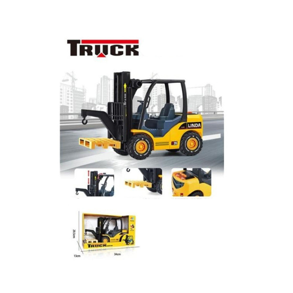 Όχημα Κλαρκ Friction Με Παλέτα, Ήχο & Φως 31εκ