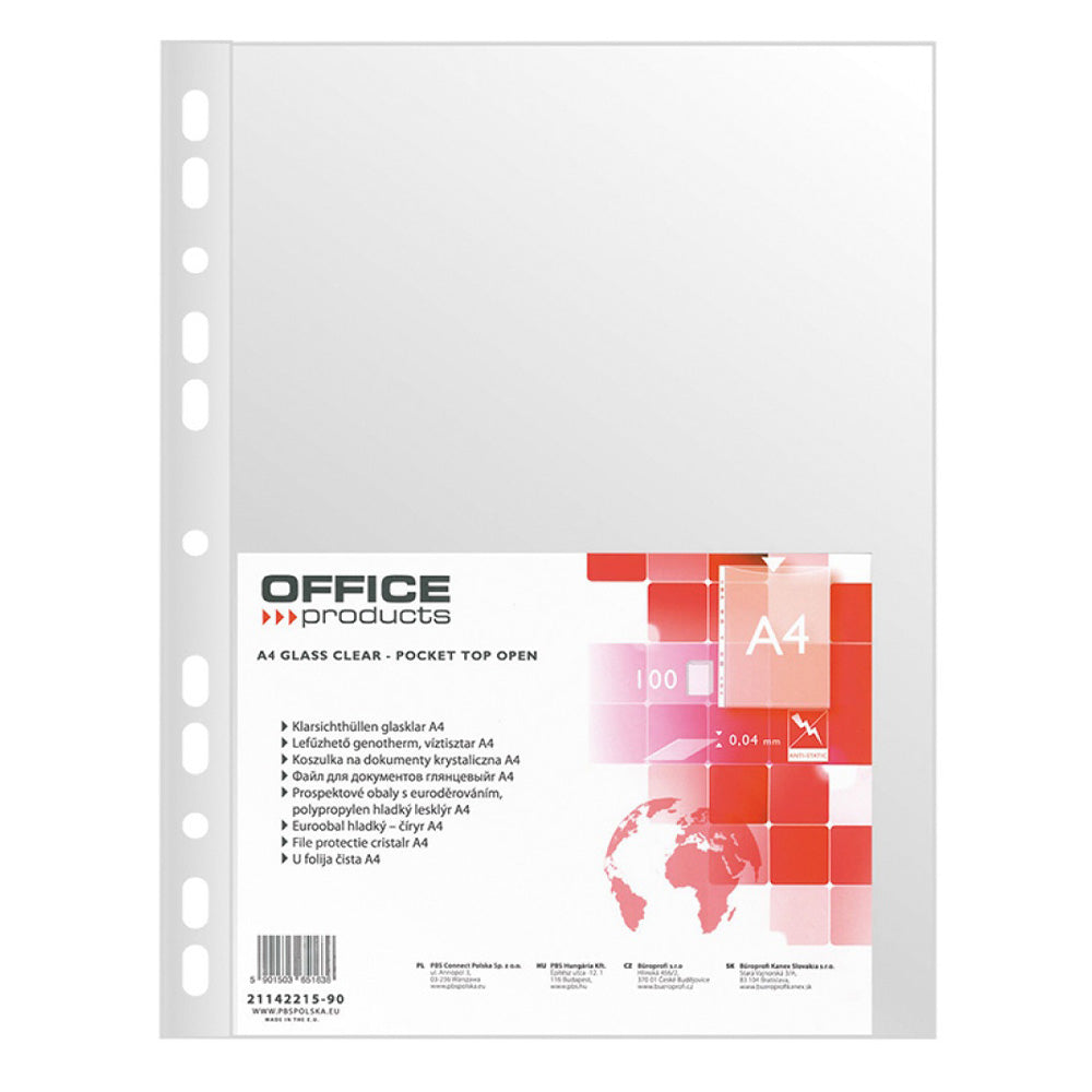 Offιce Ζελατινες 40 Μιcra Clear 100 Tεμαχια