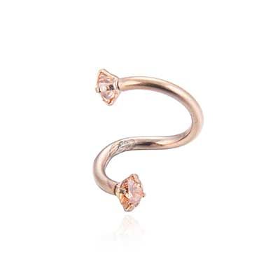 Twister Πολυχρωμο 8Mm Με Ζιρκον