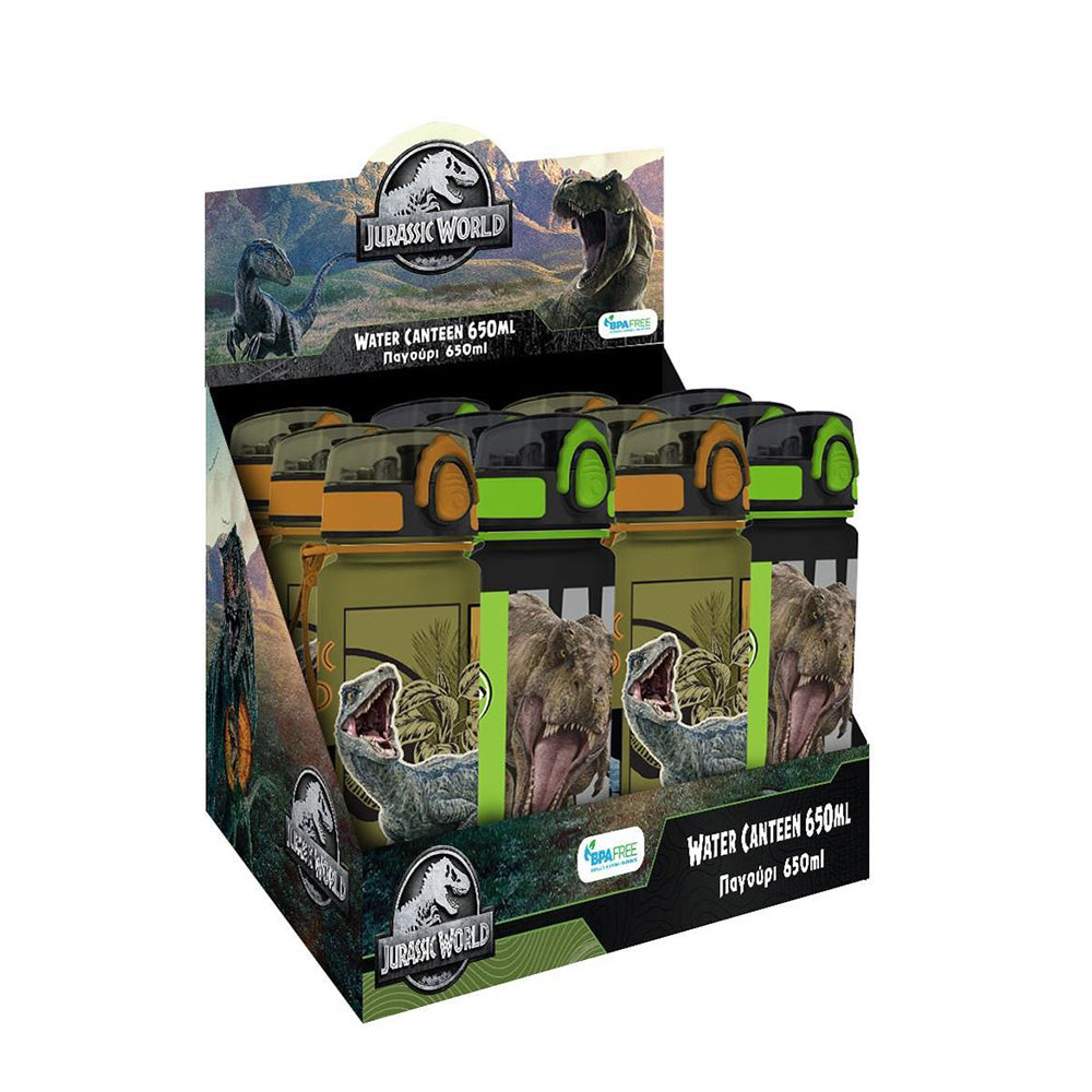 Παγούρι PCTG Jurassic World 650 ml - 2 Σχέδια