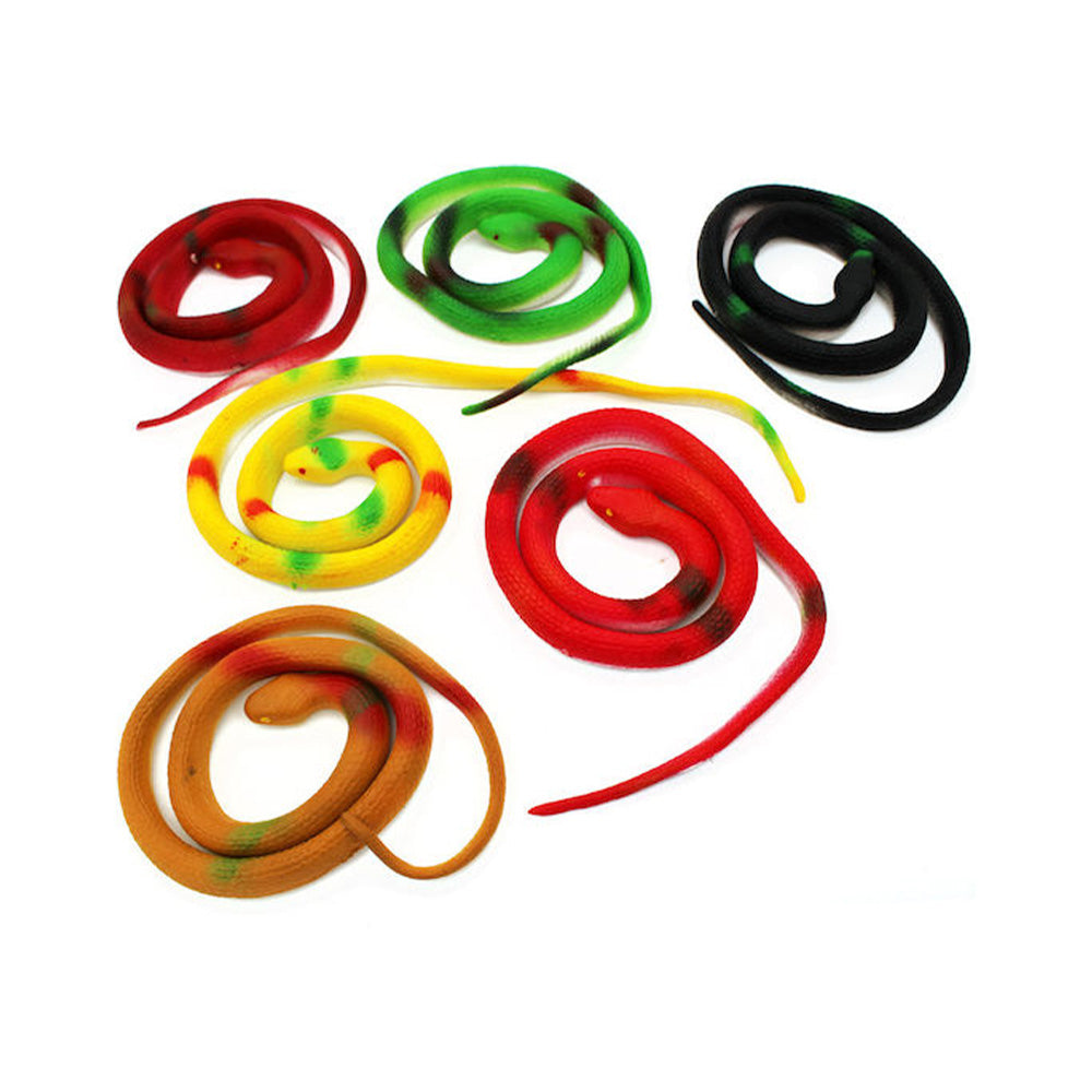 OEMΠαιχνίδι Λαστιχένιο Φίδι 70 εκ 6 Χρώματα - 1 Τμχpapell.gr