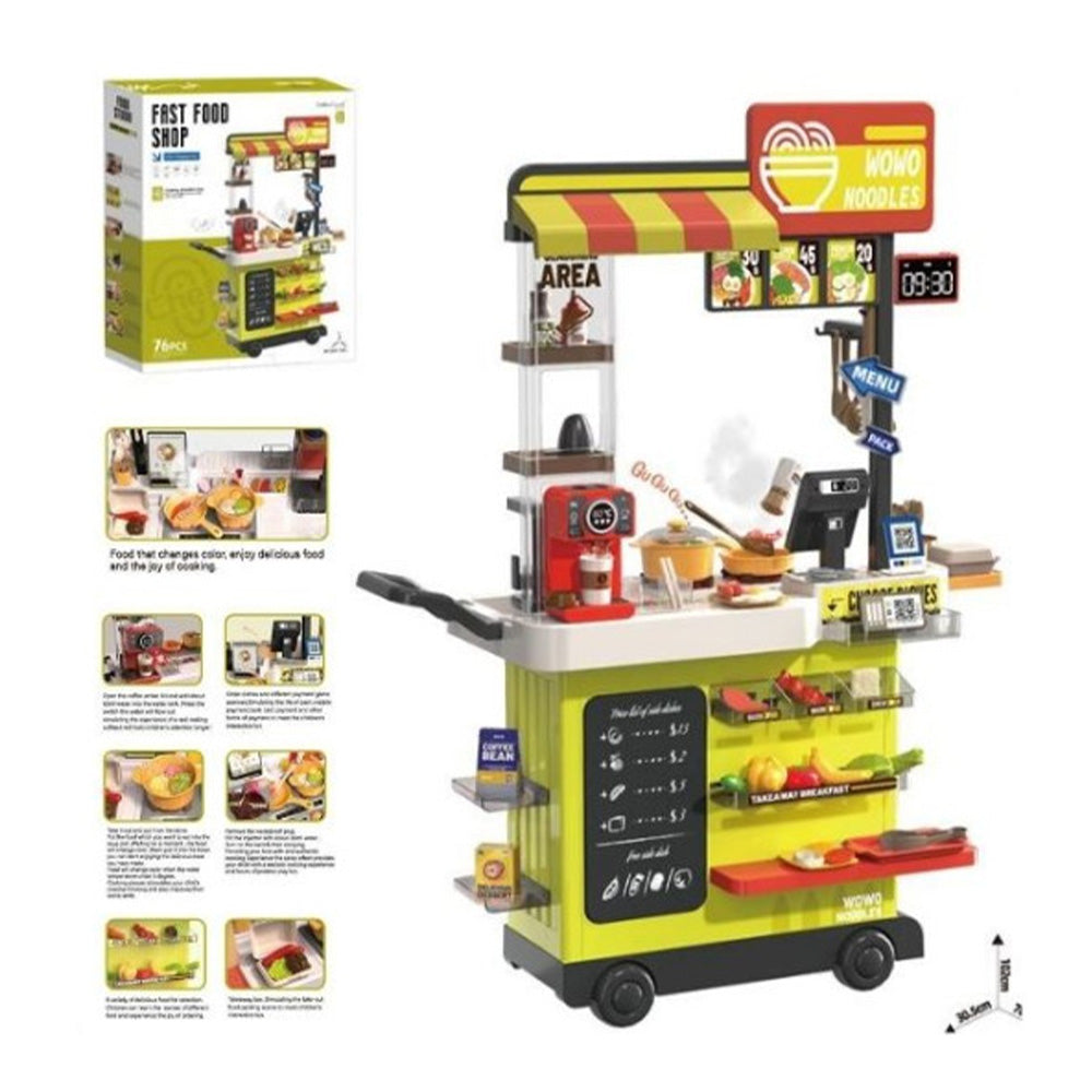 Παιχνίδι Noodle Fast Food Shop Με Αξεσουάρ & Ήχο 76Tμχ 