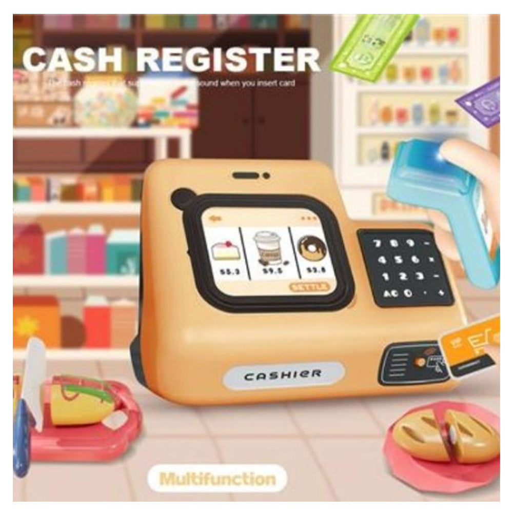 Παιχνίδι Ταμειακή Μηχανή Με Σκάνερ, Επιφάνεια Κοπής & Αξεσουάρ