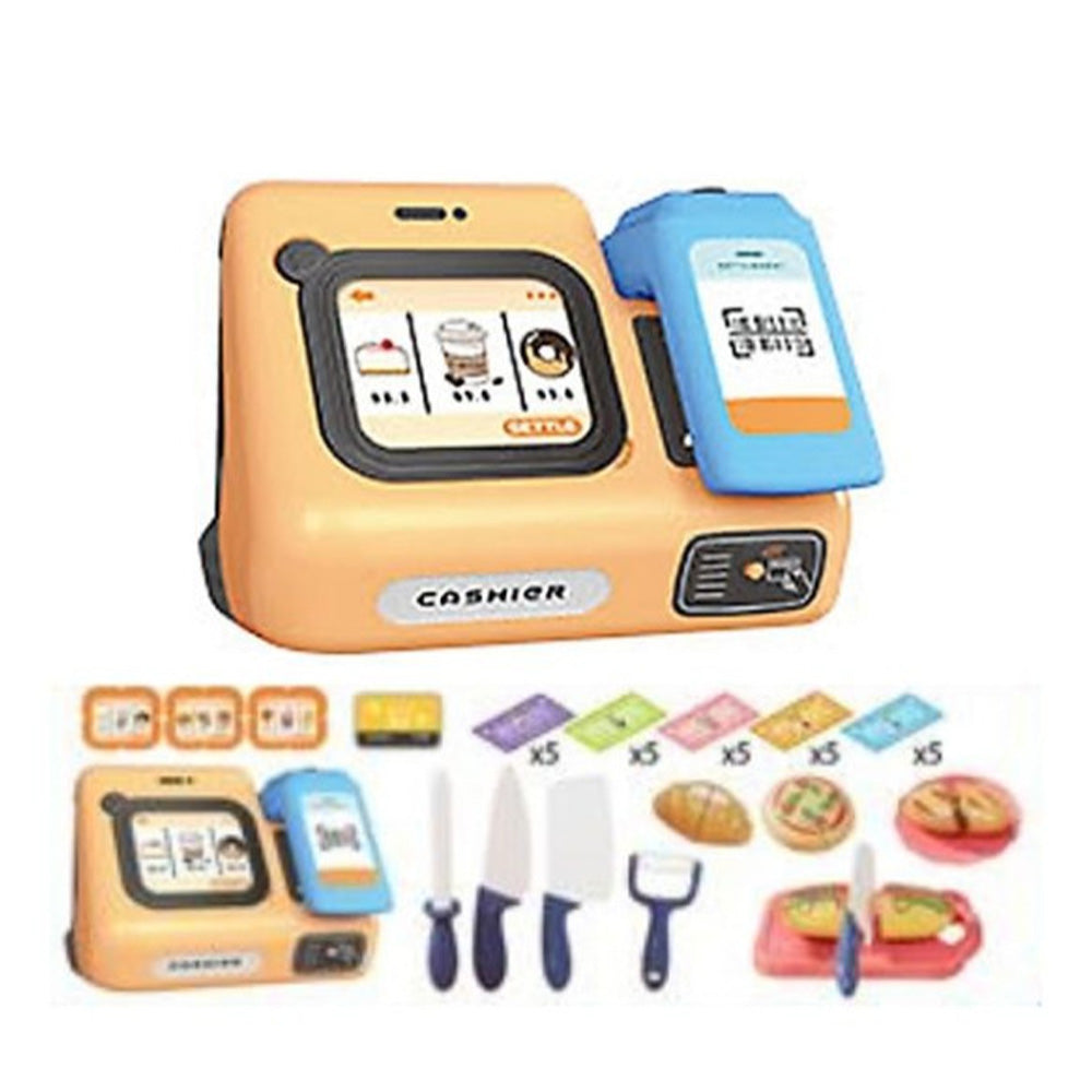 Παιχνίδι Ταμειακή Μηχανή Με Σκάνερ, Επιφάνεια Κοπής & Αξεσουάρ