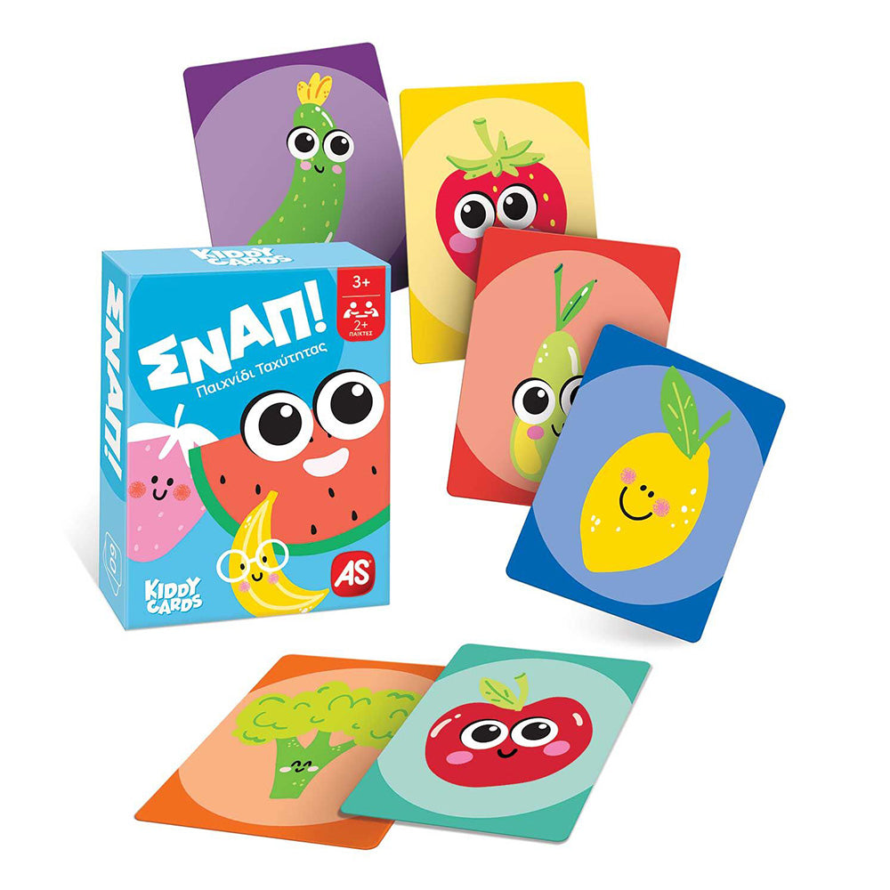 AS Games Παιχνίδια Με Κάρτες Kiddy Cards Σναπ Για 2+ Παίκτες