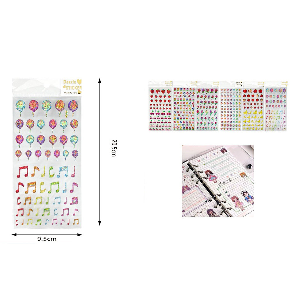 OEMΑυτοκόλλητα Παιδικά Laser 6 Σχέδια - 1 Τμχpapell.gr