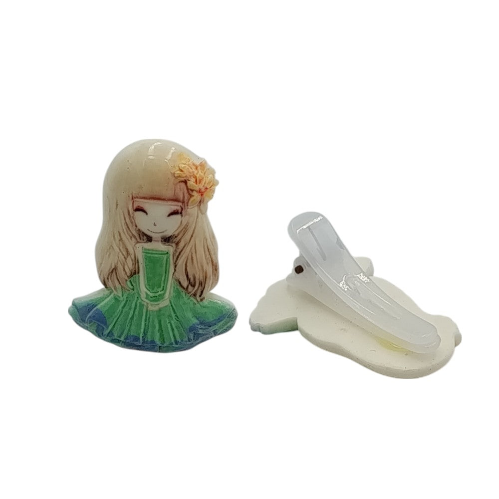 Παιδικά Τσιμπιδάκια Μαλλιών Κοριτσάκι 2 Σχέδια - 1 Τμχ