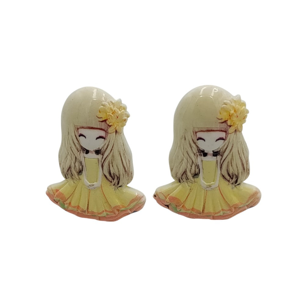 Παιδικά Τσιμπιδάκια Μαλλιών Κοριτσάκι 2 Σχέδια - 1 Τμχ