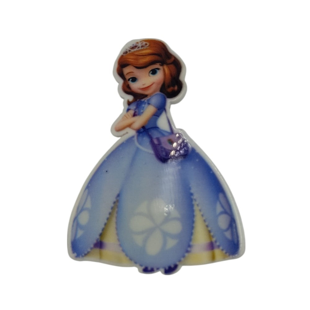 Παιδικά Τσιμπιδάκια Μαλλιών Πριγκίπισσες 5 Σχέδια - 1 Τμχ