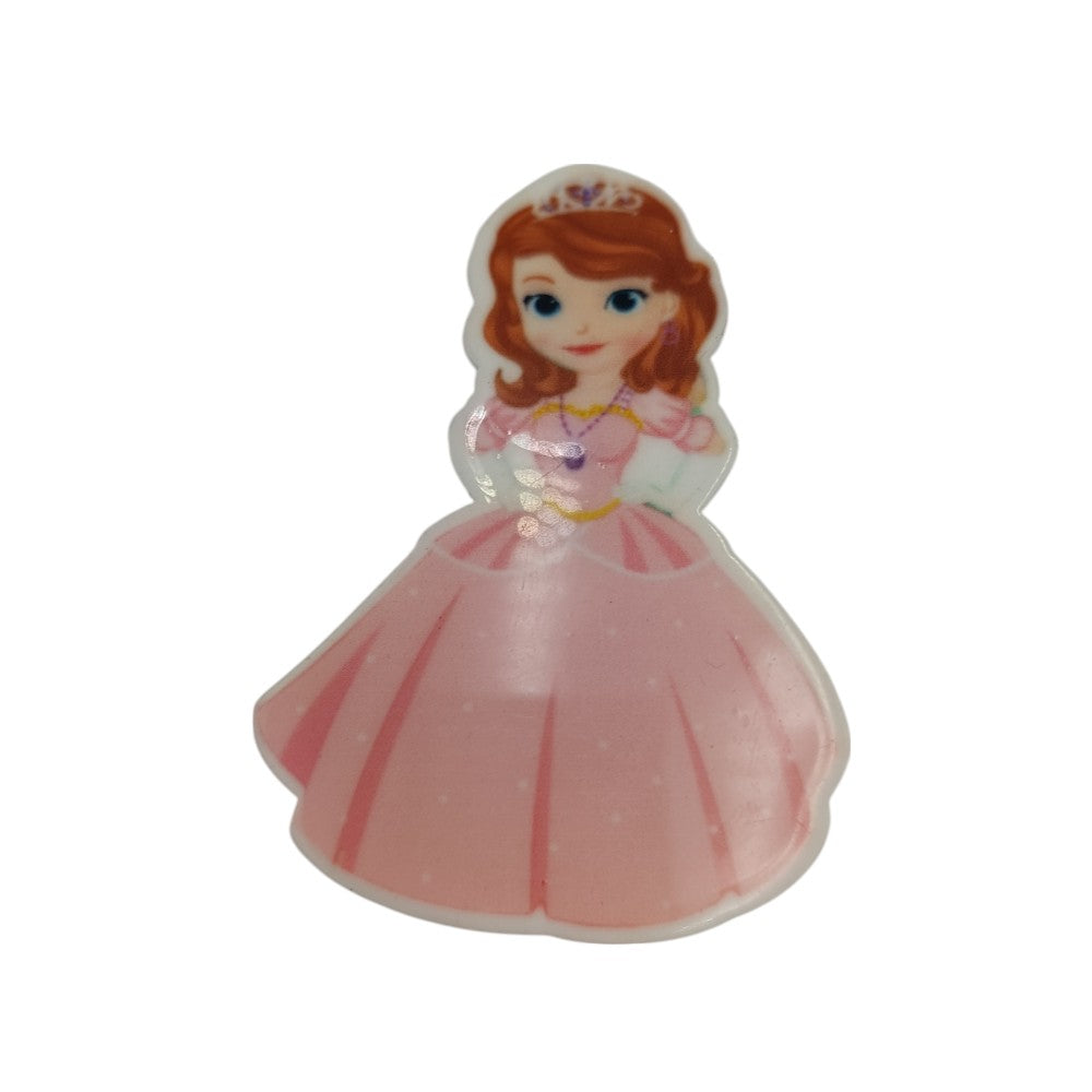 Παιδικά Τσιμπιδάκια Μαλλιών Πριγκίπισσες 5 Σχέδια - 1 Τμχ