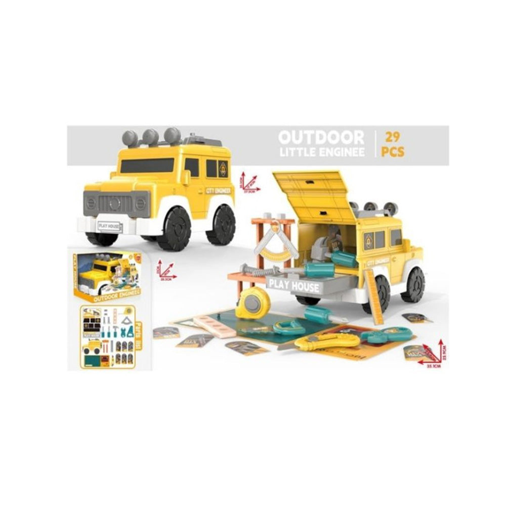Παιδική Εργαλειοθήκη Φορτηγό 29τμχ 28X18X20εκ