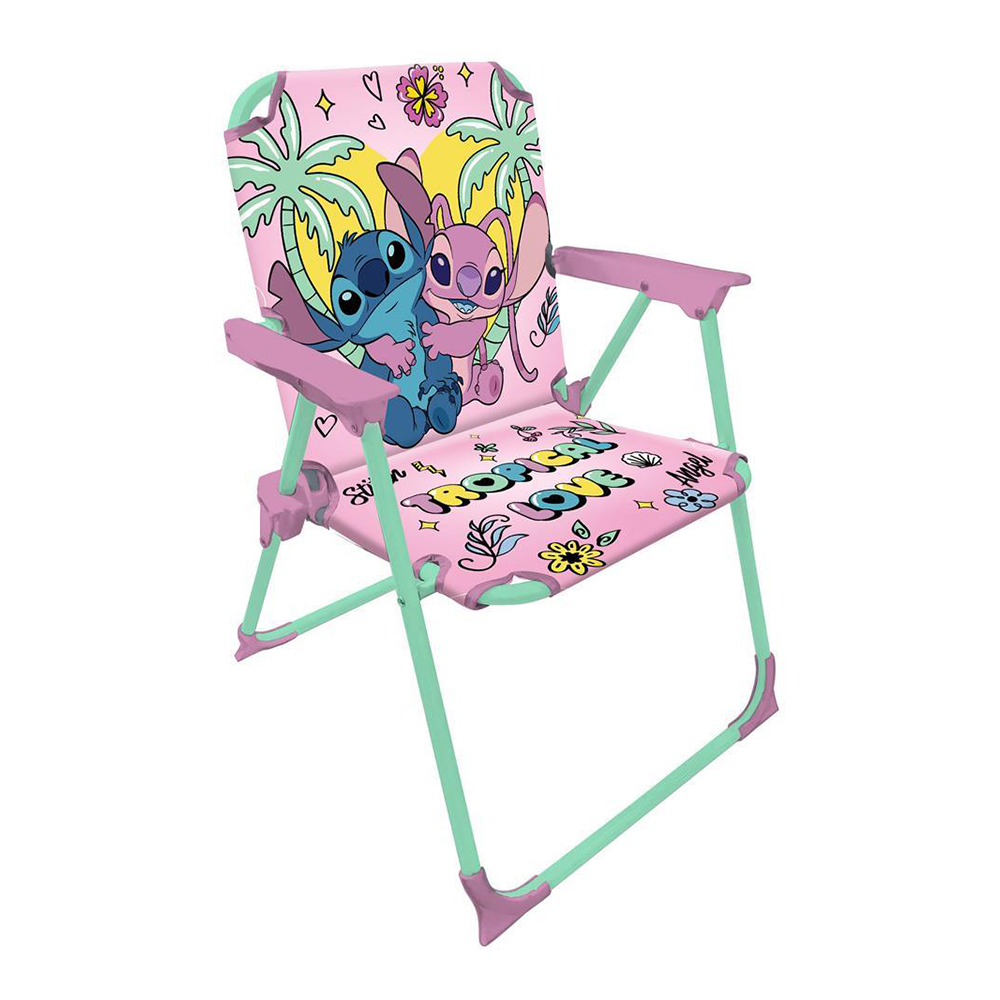 Παιδικό Καρεκλάκι Πτυσσόμενο Stitch Pink 38x27x50εκ