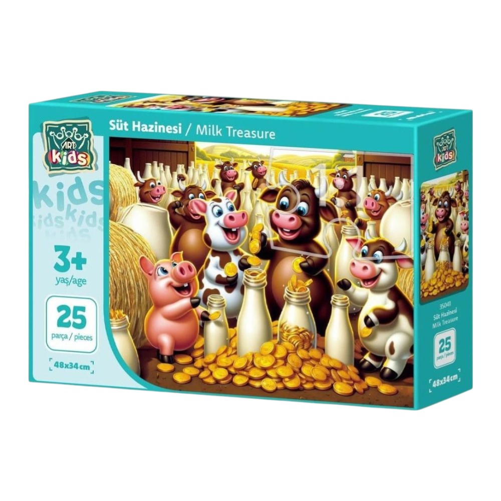 Παιδικό Puzzle Milk Treasure 25 Τμχ