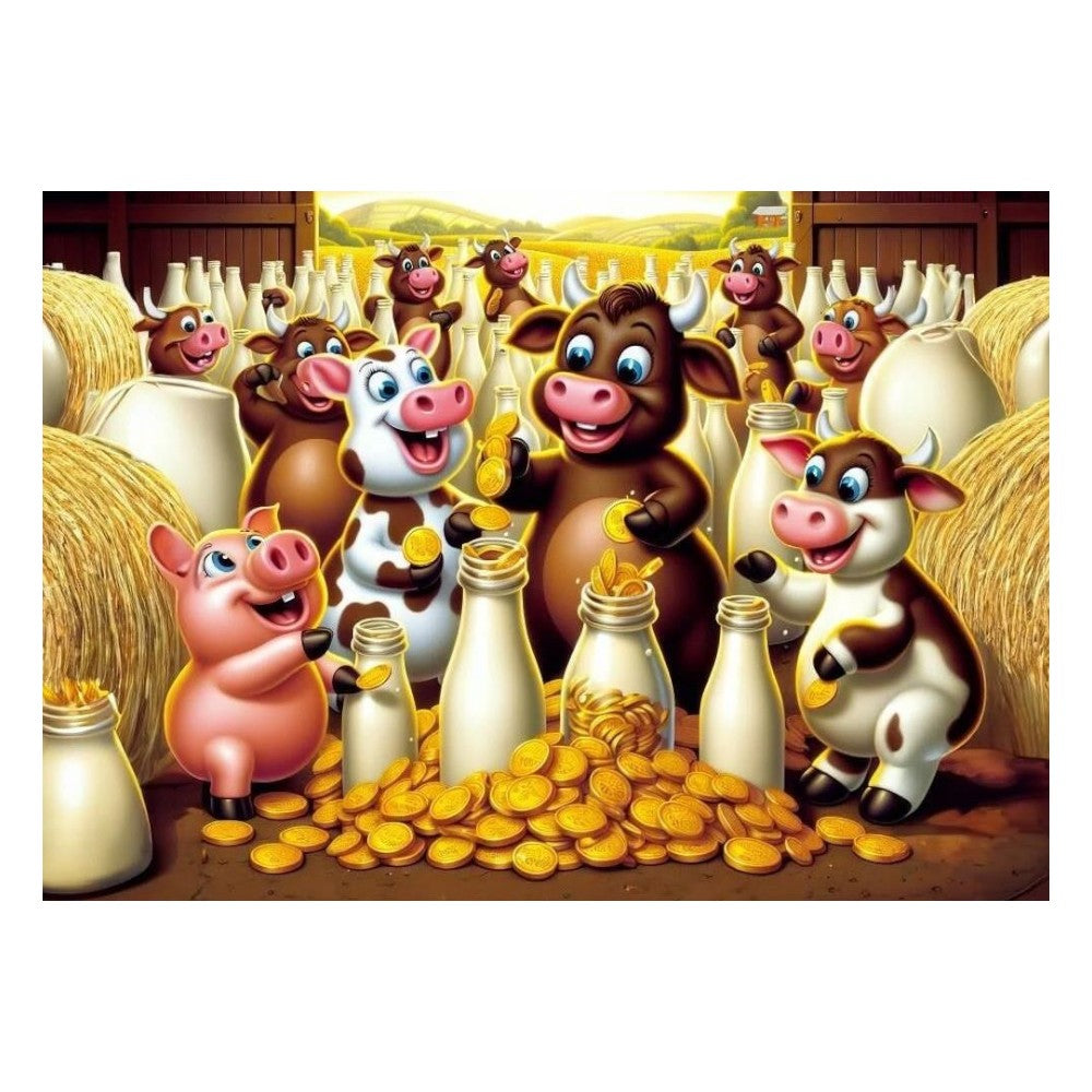 Παιδικό Puzzle Milk Treasure 25 Τμχ