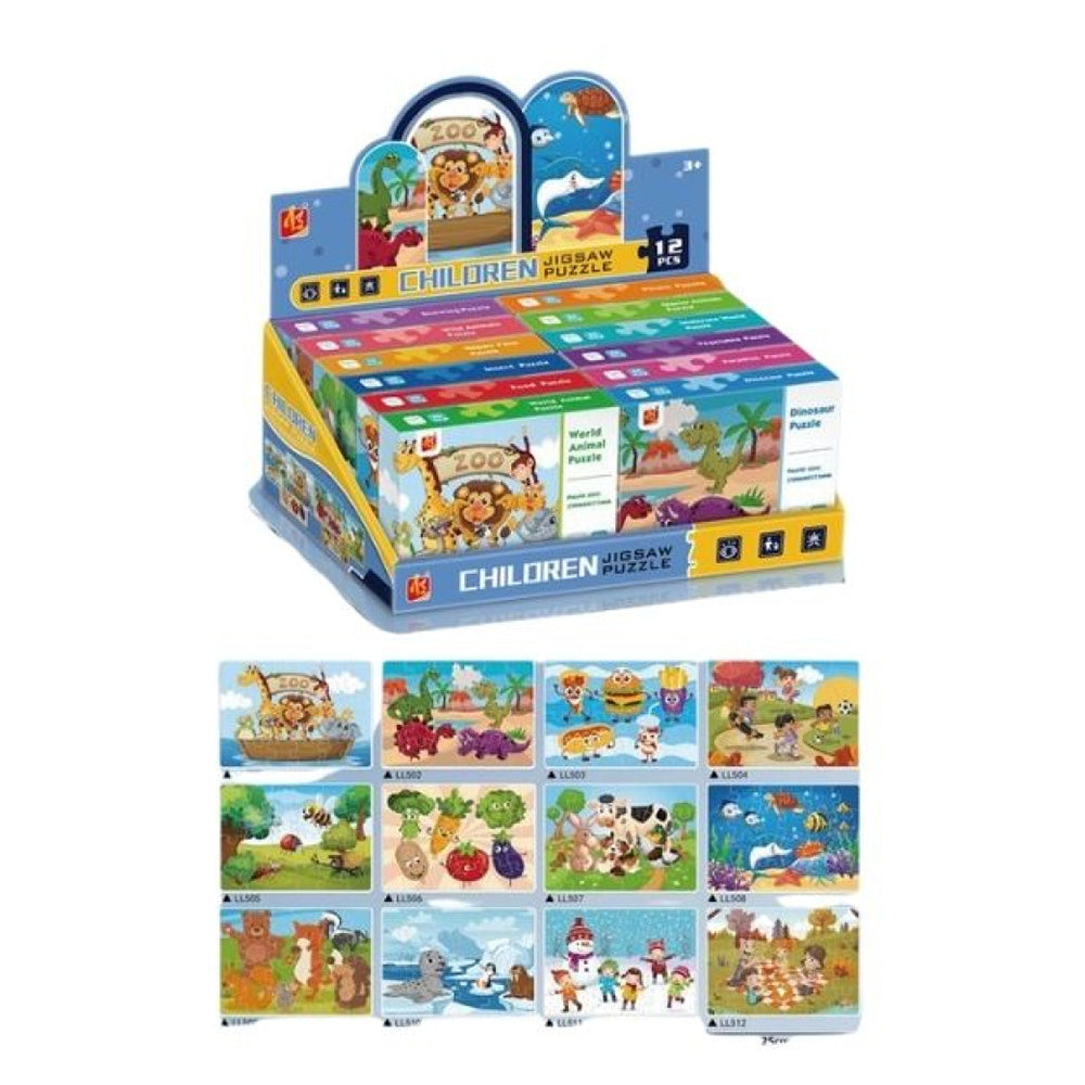 TrademarktΠαιδικό Puzzle Ταξιδίου 24 Τμχ - 12 Σχέδια - 1 Τμχpapell.gr