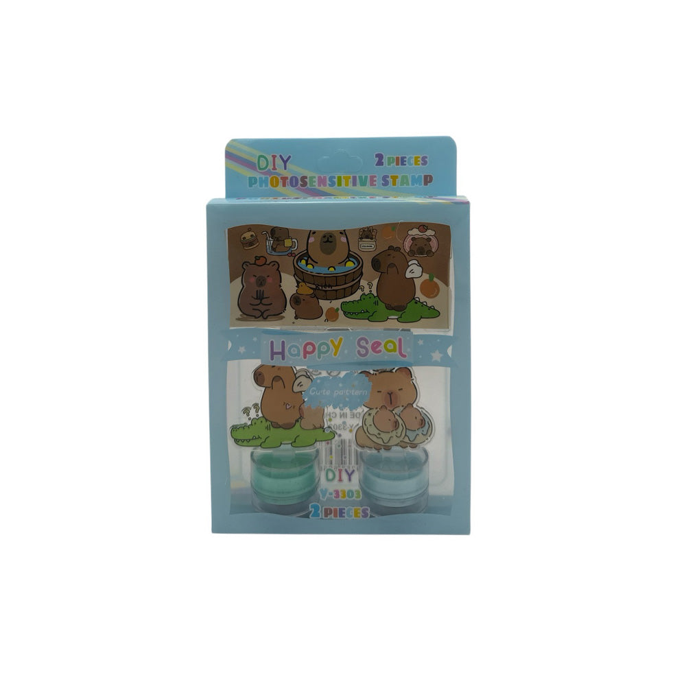 Παιδικό Σετ Σφραγίδων Capybara 2 Σχέδια - 1 Τμχ