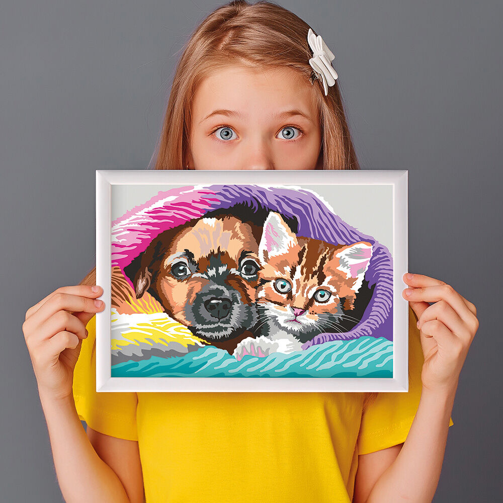 Paint & Frame Ζωγραφίζω Με Αριθμούς Sweet Friendship Για Ηλικίες 9+ Χρονών