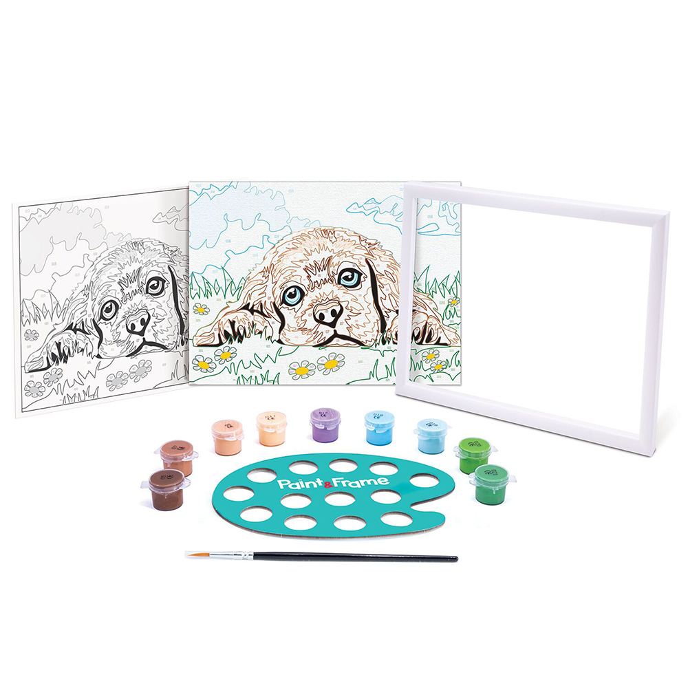 Paint & Frame Ζωγραφίζω Με Αριθμούς Loving Puppy