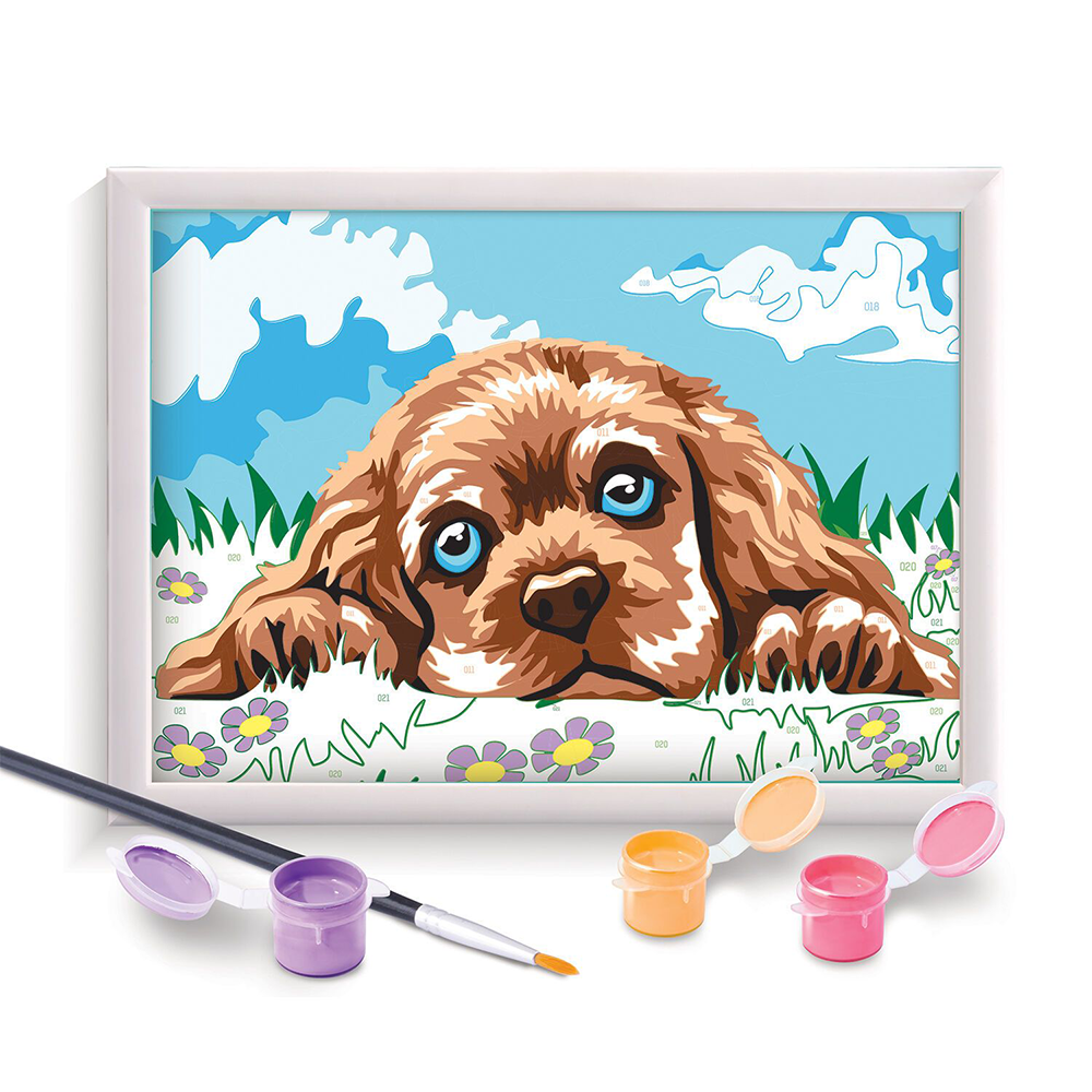 Paint & Frame Ζωγραφίζω Με Αριθμούς Loving Puppy