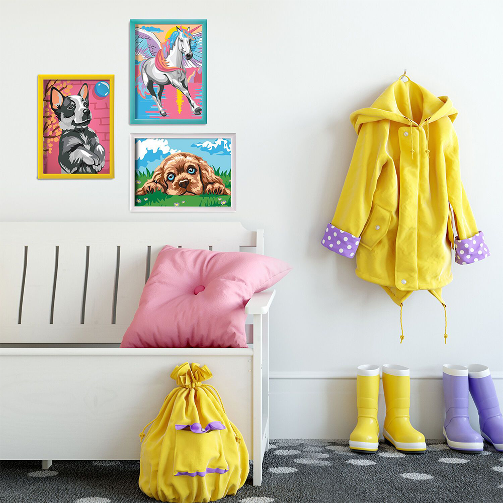 Paint & Frame Ζωγραφίζω Με Αριθμούς Loving Puppy