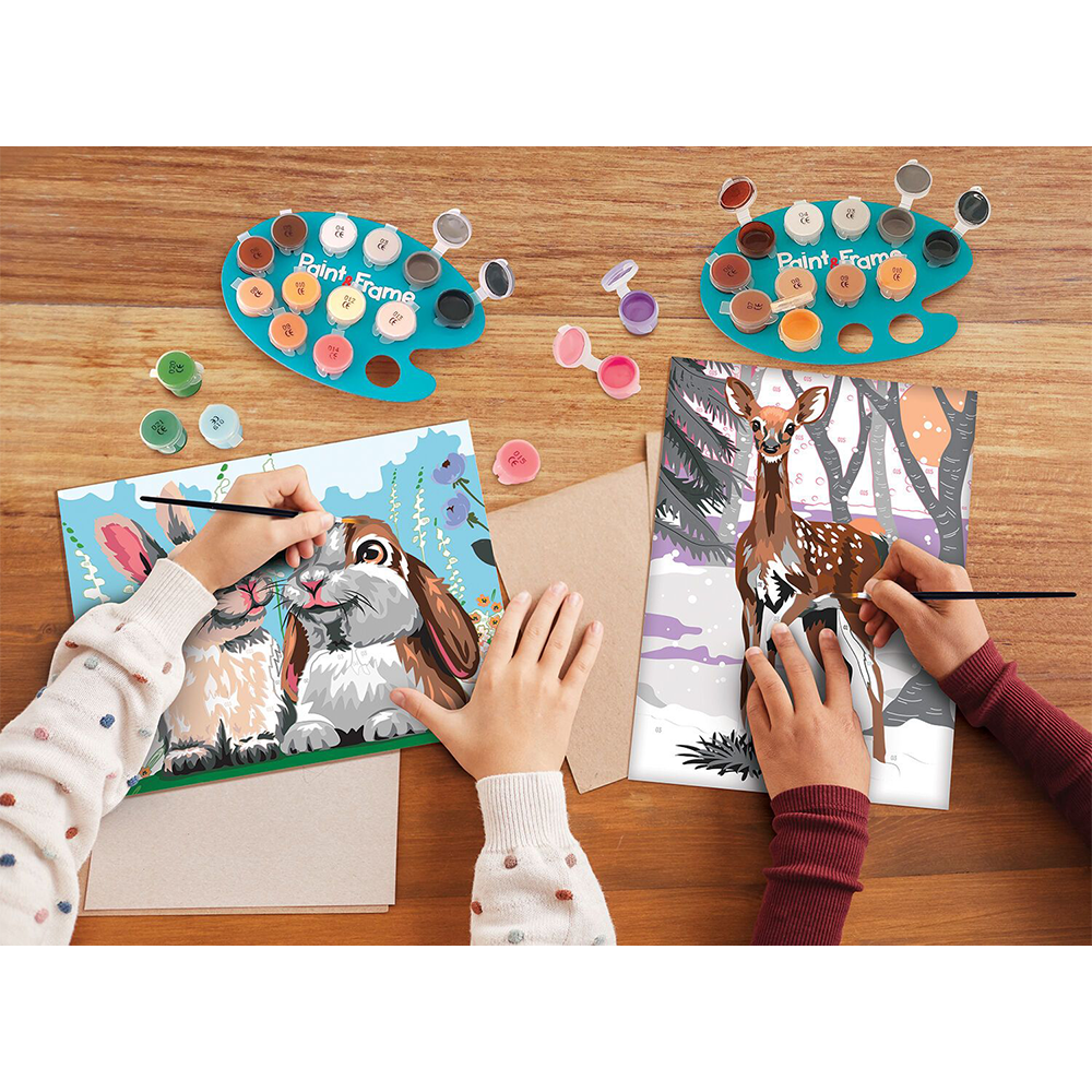 Paint & Frame Ζωγραφίζω Με Αριθμούς Cute Bunnies