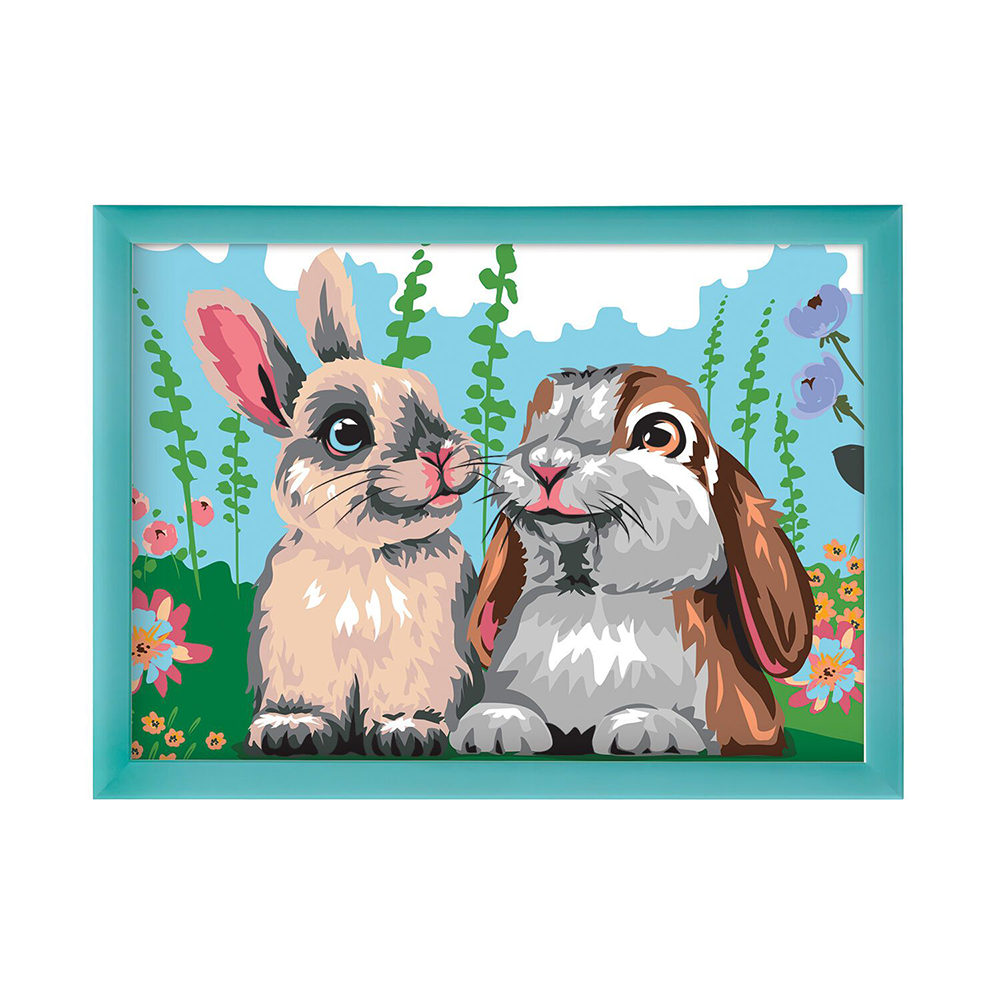 Paint & Frame Ζωγραφίζω Με Αριθμούς Cute Bunnies
