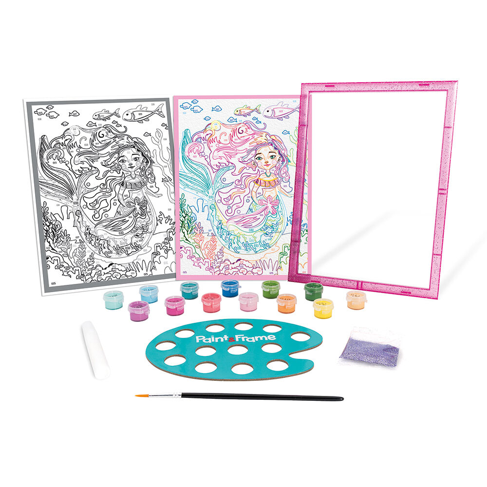 Paint & Frame Ζωγραφίζω Με Αριθμούς Mythical Mermaid Για Ηλικίες 6+ Χρονών