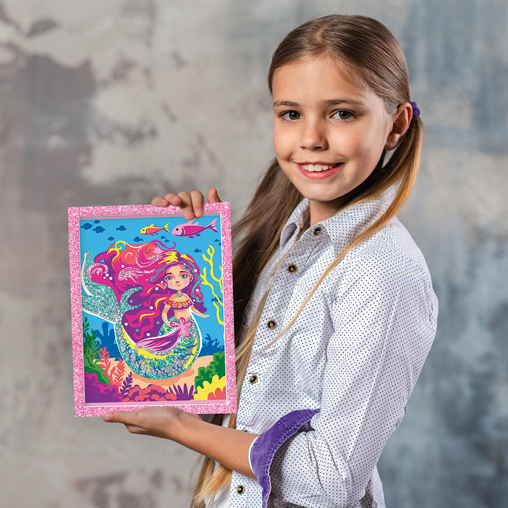 Paint & Frame Ζωγραφίζω Με Αριθμούς Mythical Mermaid Για Ηλικίες 6+ Χρονών