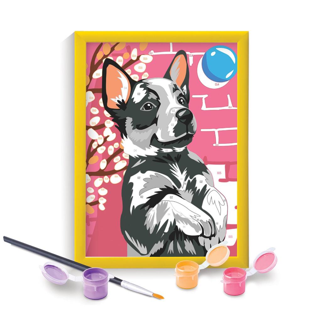 Paint & Frame Ζωγραφίζω Με Αριθμούς Playful Husky