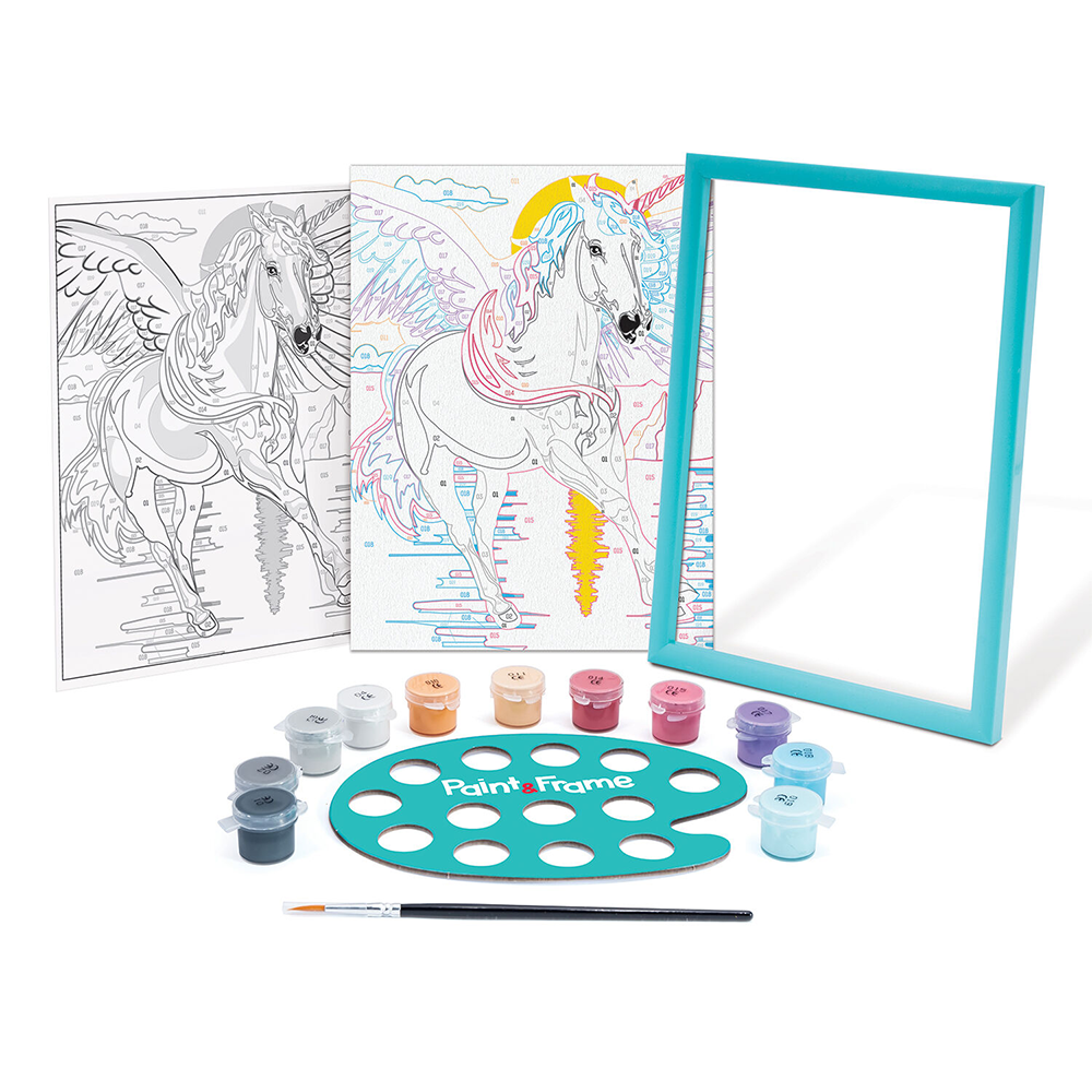 AS CompanyPaint & Frame Ζωγραφίζω Με Αριθμούς Magic Unicorn Για Ηλικίες 9+ Χρονώνpapell.gr