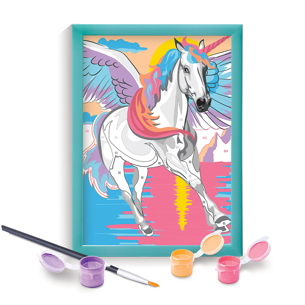 AS CompanyPaint & Frame Ζωγραφίζω Με Αριθμούς Magic Unicorn Για Ηλικίες 9+ Χρονώνpapell.gr