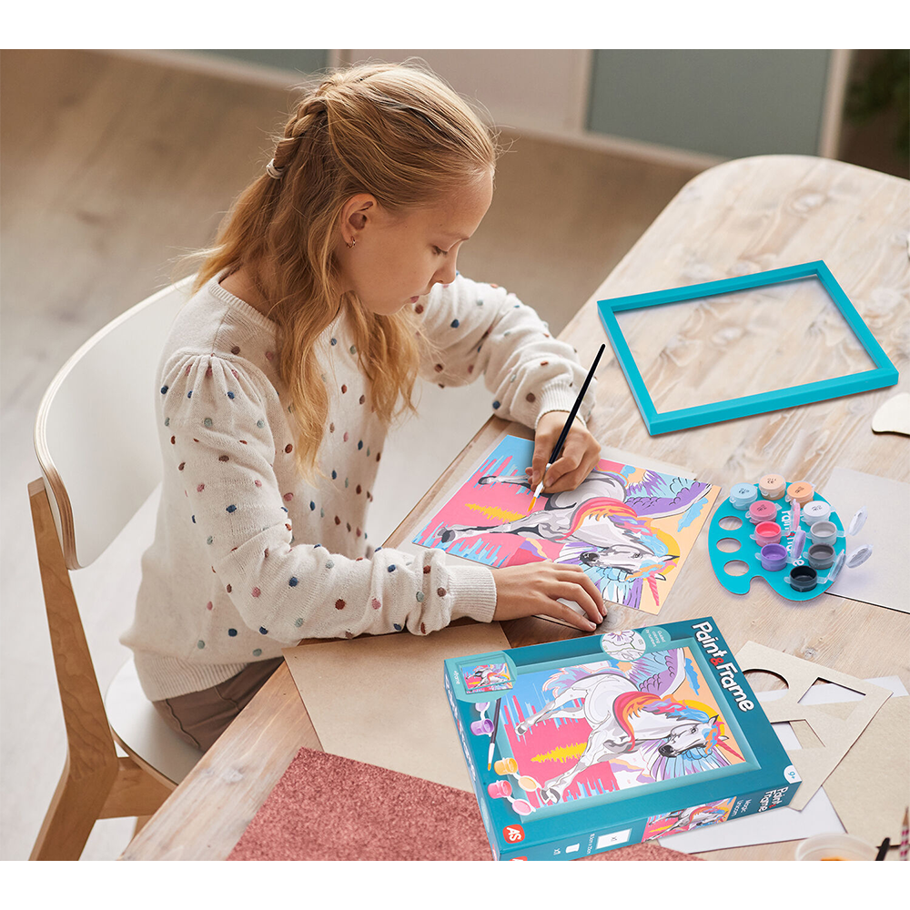 AS CompanyPaint & Frame Ζωγραφίζω Με Αριθμούς Magic Unicorn Για Ηλικίες 9+ Χρονώνpapell.gr