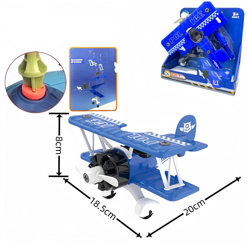 Παιχνίδι Αεροπλανάκι Police 20X18.5X8εκ