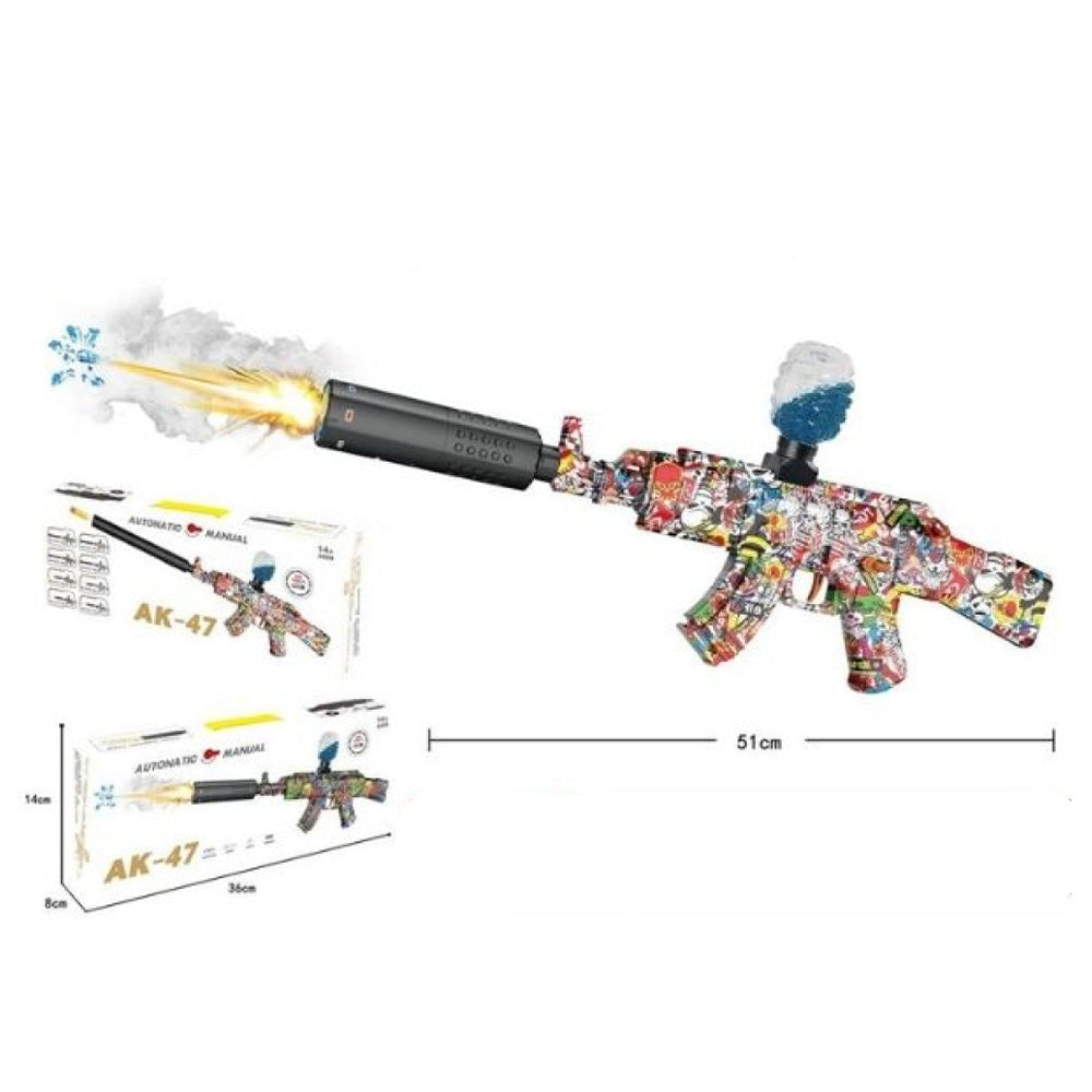 Όπλο Με Σφαίρες Νερού AK-47 51 εκ & Αξεσουάρ