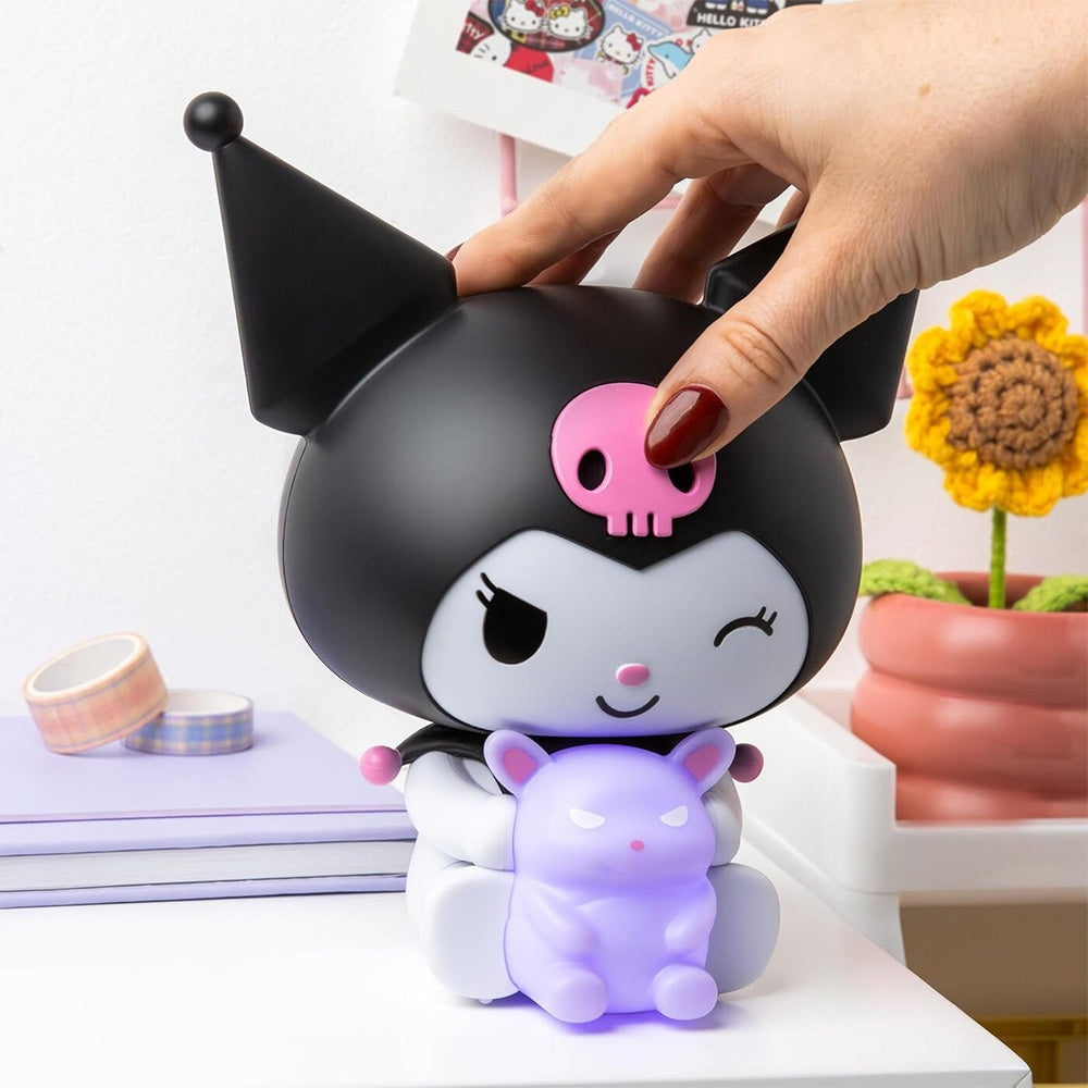 Paladone Glow Buddies: Kuromi Light Παιδικό Φωτιστικό 16 εκ – LED Νυχτερινό Φως Sanrio