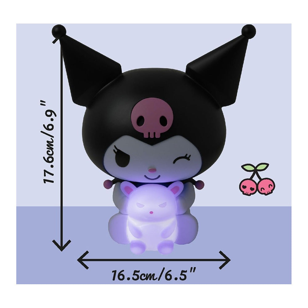 Paladone Glow Buddies: Kuromi Light Παιδικό Φωτιστικό 16 εκ – LED Νυχτερινό Φως Sanrio
