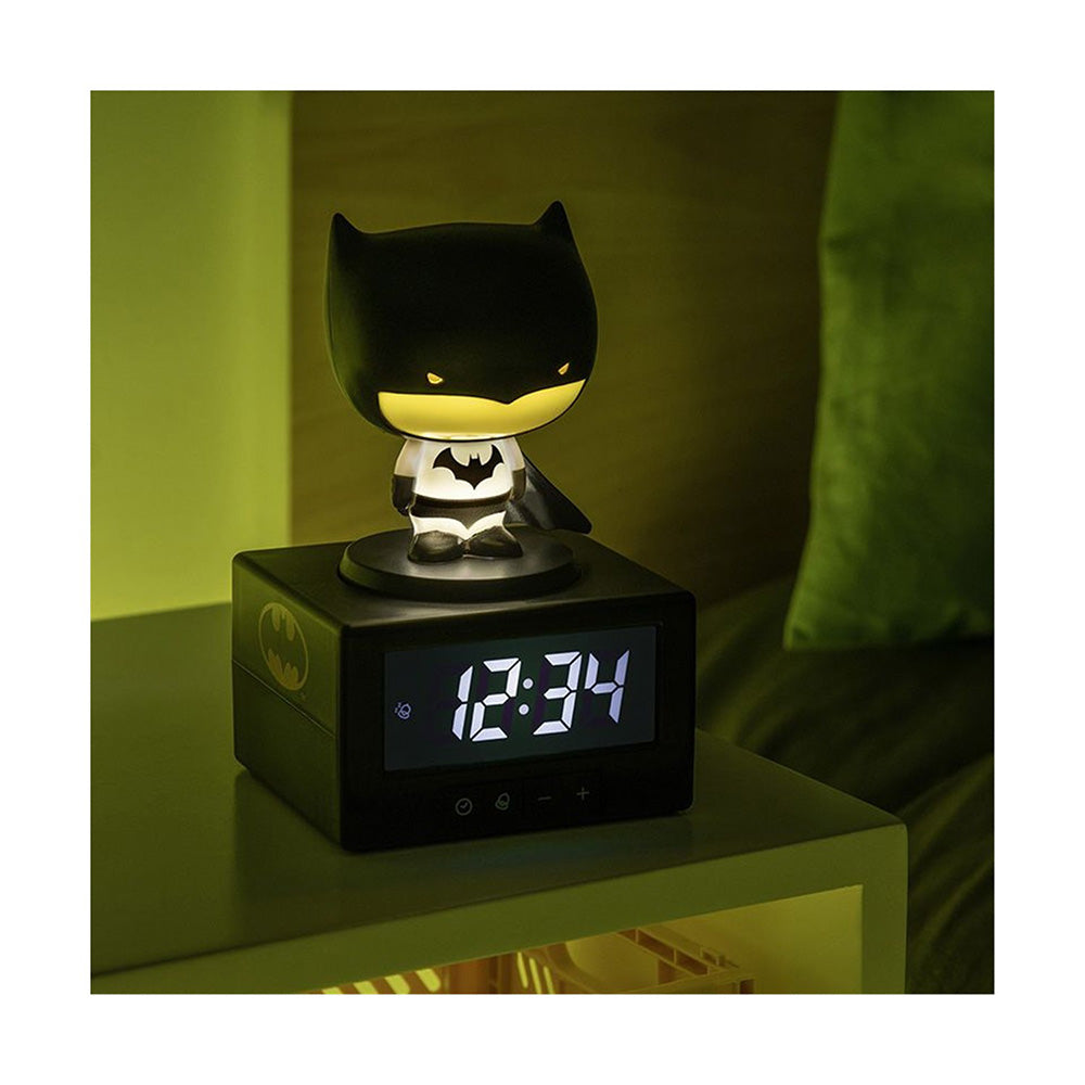 Paladone Icons DC Batman Ψηφιακό Ρολόι Ξυπνητήρι με Ήχους & Φωτάκι Νυκτός 15 εκ