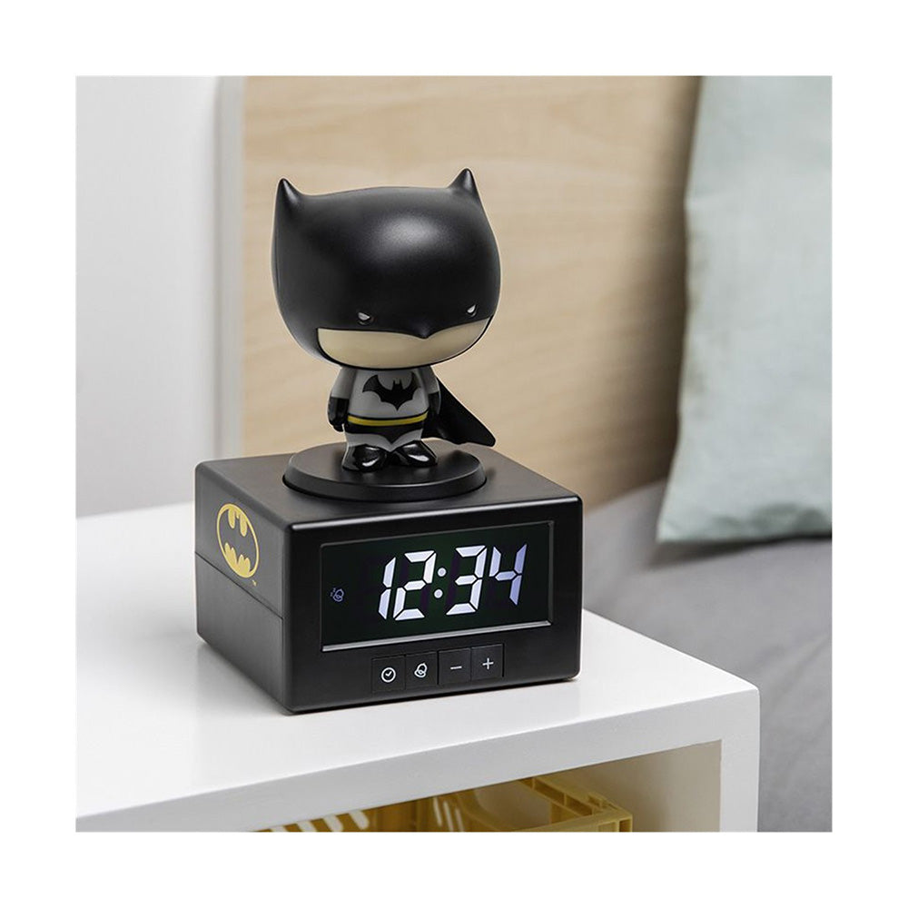 Paladone Icons DC Batman Ψηφιακό Ρολόι Ξυπνητήρι με Ήχους & Φωτάκι Νυκτός 15 εκ