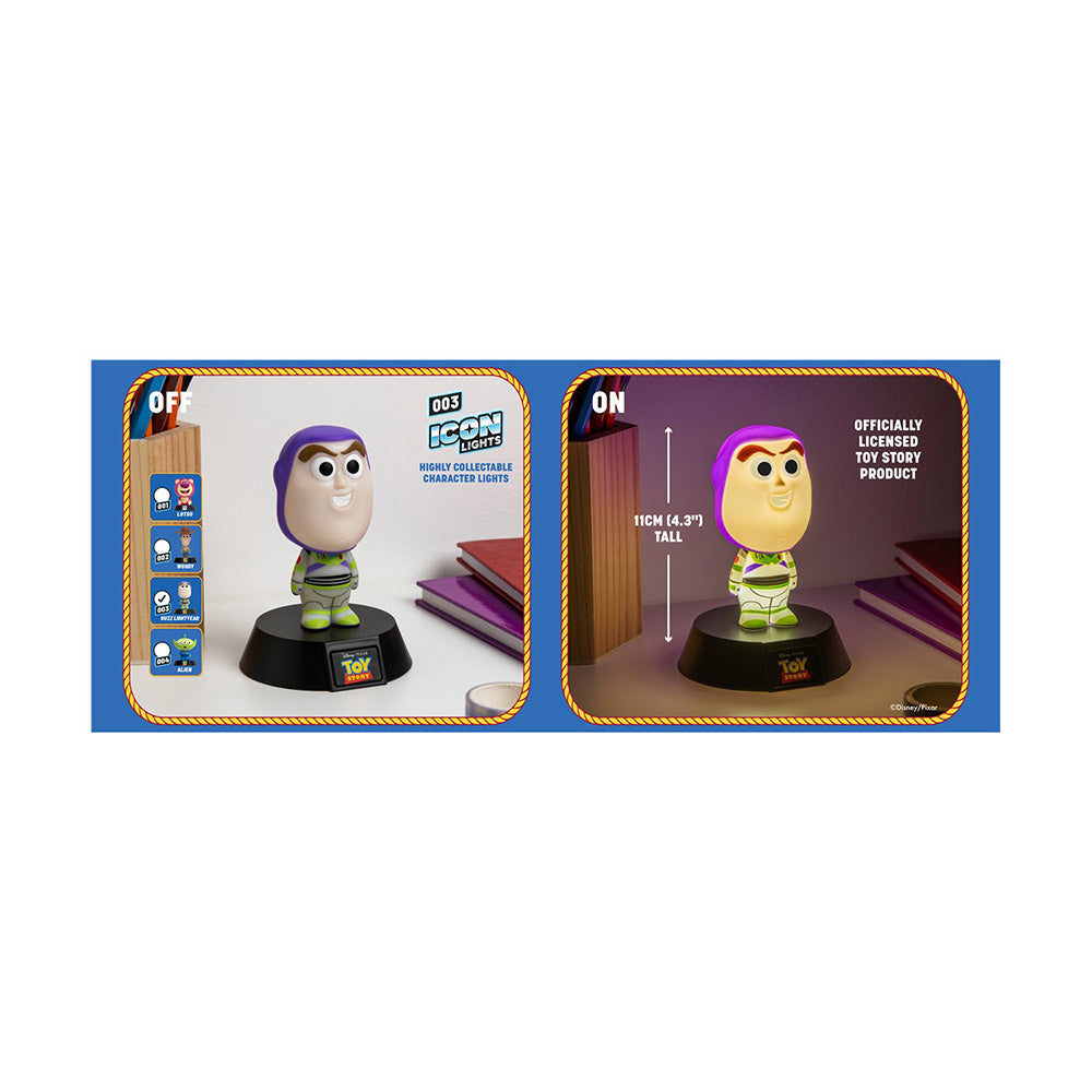 Paladone Icons Disney Toy Story Buzz Lightyear Light Διακοσμητικό Φωτιστικό LED 3D