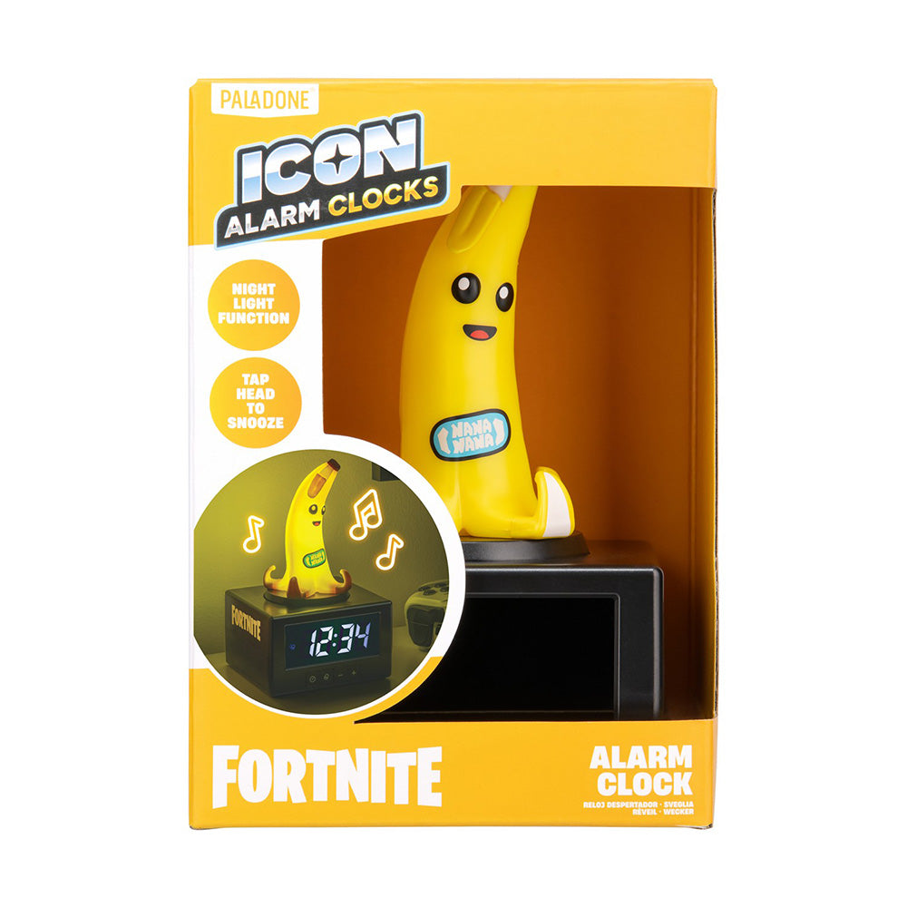 Paladone Icons Fortnite Peely Icon Alarm Clock Ψηφιακό Ρολόι Ξυπνητήρι με Φωτάκι Νυκτός 16,5 εκ