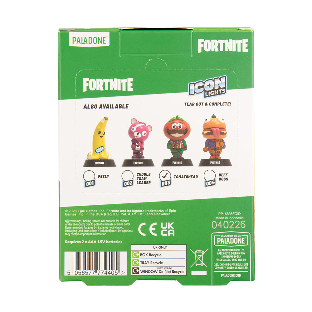 Paladone Icons Fortnite Tomatohead Light Διακοσμητικό Φωτιστικό LED 3D 12 εκPaladone Icons Fortnite Tomatohead Light Διακοσμητικό Φωτιστικό LED 3D 12 εκ