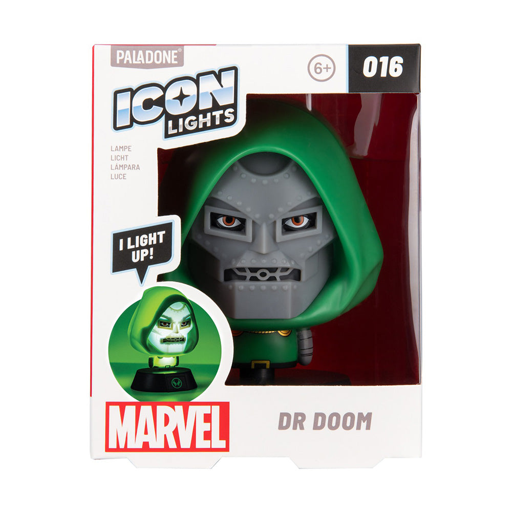 Paladone Icons Marvel Dr Doom Light Διακοσμητικό Φωτιστικό LED 3D 11 εκ