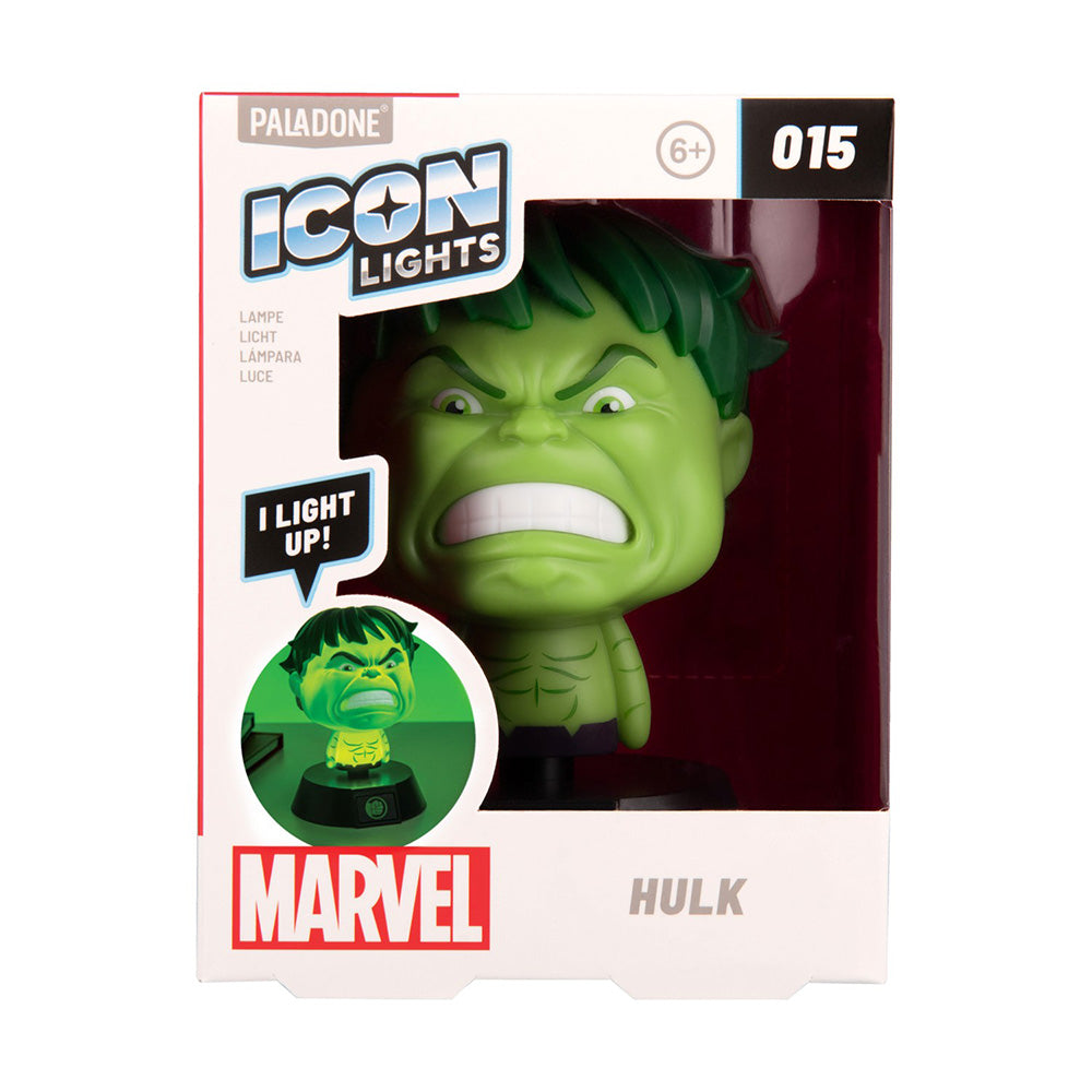 Paladone Icons Marvel Hulk Light Διακοσμητικό Φωτιστικό LED 3D 10 εκ