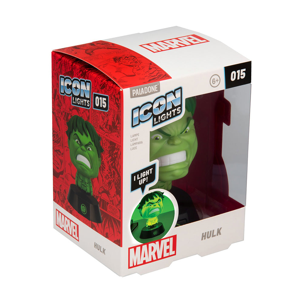 Paladone Icons Marvel Hulk Light Διακοσμητικό Φωτιστικό LED 3D 10 εκ