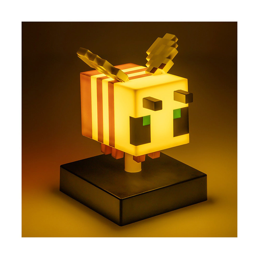 Paladone Icons Minecraft Bee Light Διακοσμητικό Φωτιστικό LED Μέλισσα 10 εκ