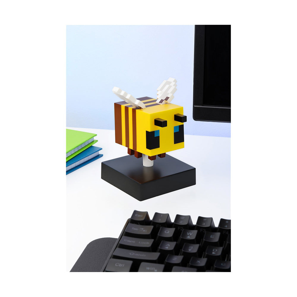 Paladone Icons Minecraft Bee Light Διακοσμητικό Φωτιστικό LED Μέλισσα 10 εκ